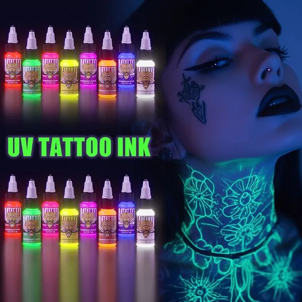 Floresan dövme mürekkebi